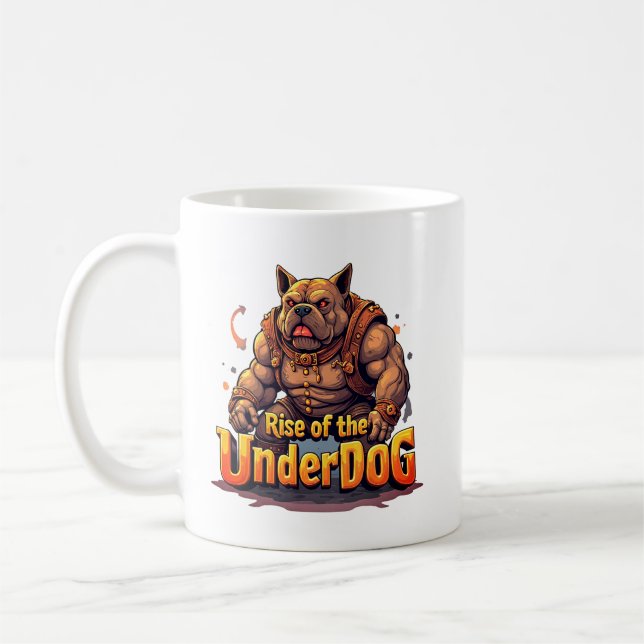 Rise of the Underdog Mug – Motivational Coffee Mug Kaffeetasse (Links)