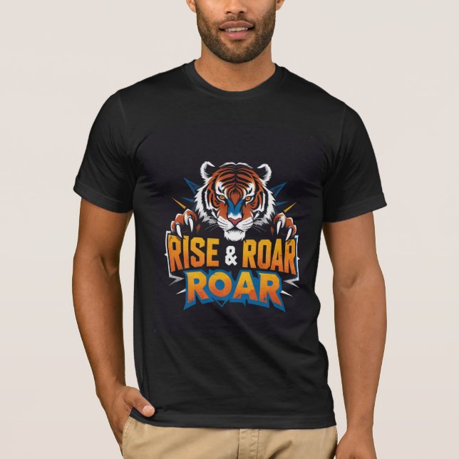 Rise & Roar - Tiger T-Shirt (Vorderseite)
