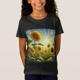 Rise Shine Bloom - Sonnenblume Inspiration T-Shirt