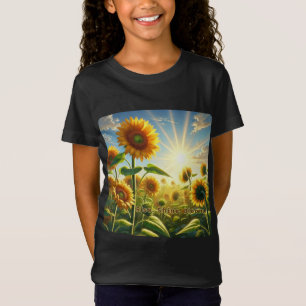 Rise Shine Bloom - Sonnenblume Inspiration T-Shirt