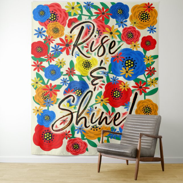 Rise & Shine Extra Large Wandteppich (Beispiel)