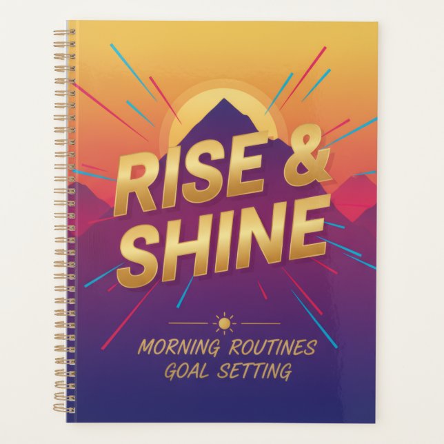 Rise & Shine Planer (Vorderseite)