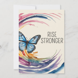 Rise Stronger Themed Einladung