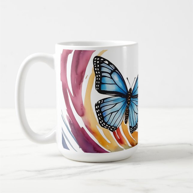 Rise Stronger Themed Kaffeetasse (Links)