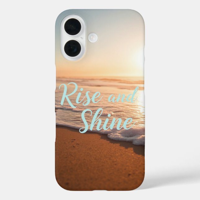 Rise und Shine Case-Mate iPhone Hülle (Rückseite)