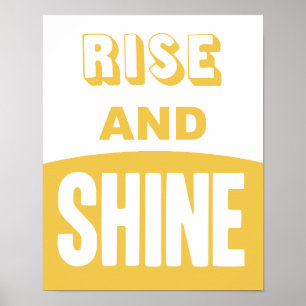 Rise und Shine Poster