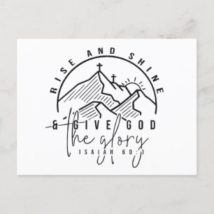 Rise und Shine Postkarte