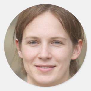 Rise und Shine Runder Aufkleber