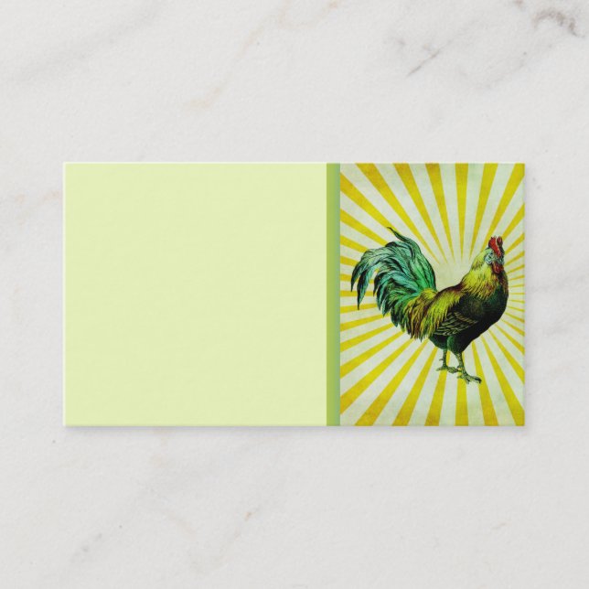 Rise und Shine Visitenkarte (Vorderseite)