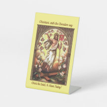 Risen Christ inmitten eines Kompasses von Tscherub