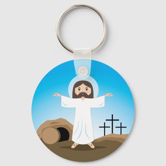 Risen Christ Schlüsselanhänger (Vorderseite)