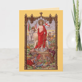 Risen Christus mit Soldaten auf der Tomb Osterkart Karte