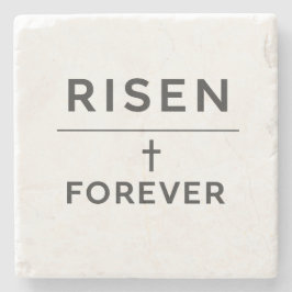 Risen + Forever Sticker Steinuntersetzer