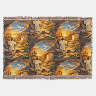 Risen Jesus Empty Tomb 3D Papercut Easter Decke