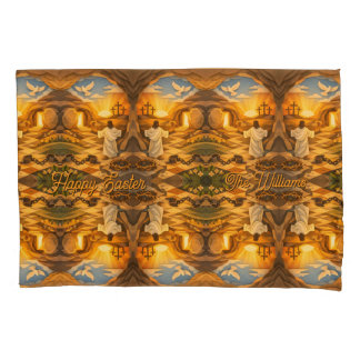 Risen Jesus Empty Tomb 3D Papercut Easter Kissenbezug