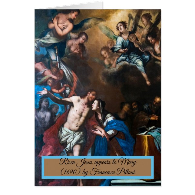 Risen Jesus erscheint Maria (Vorne)