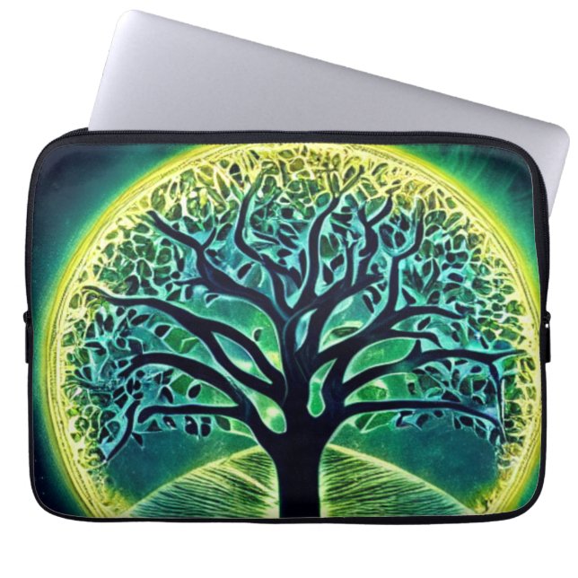 Risen Tree of Life Laptop Case (Vorderseite)
