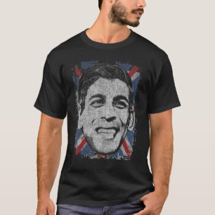 Rishi Sunak, britischer Premierminister Stencil Ar T-Shirt