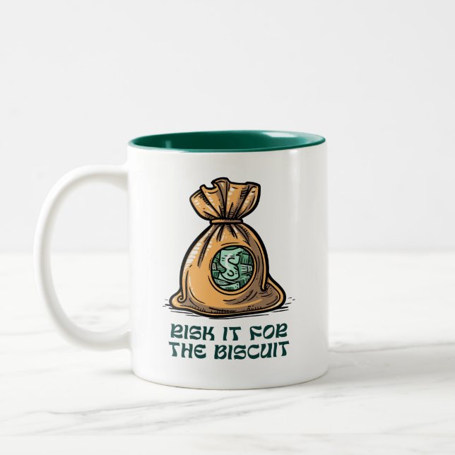 Risiko für die Tasse von Biscuit (Links)