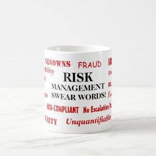 Risikomanagement-Swear-Wörter Funny Risk Manager Kaffeetasse