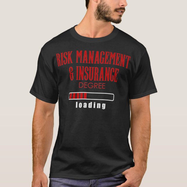 Risikoprämie für Risikomanagement T-Shirt (Vorderseite)