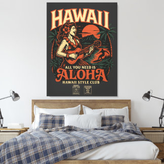 "Rising ALOHA" Debut Album Leinwanddruck