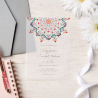 Rising Boho Indian Fusion Floral Mandala Wedding