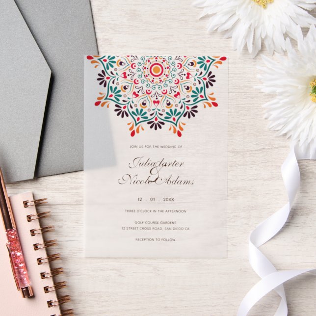 Rising Boho Indian Fusion Floral Mandala Wedding (Hochzeit)