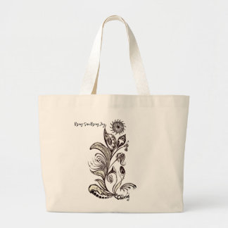 Rising Sun, Rising Joy Mandala Tote Bag" Jumbo Stoffbeutel
