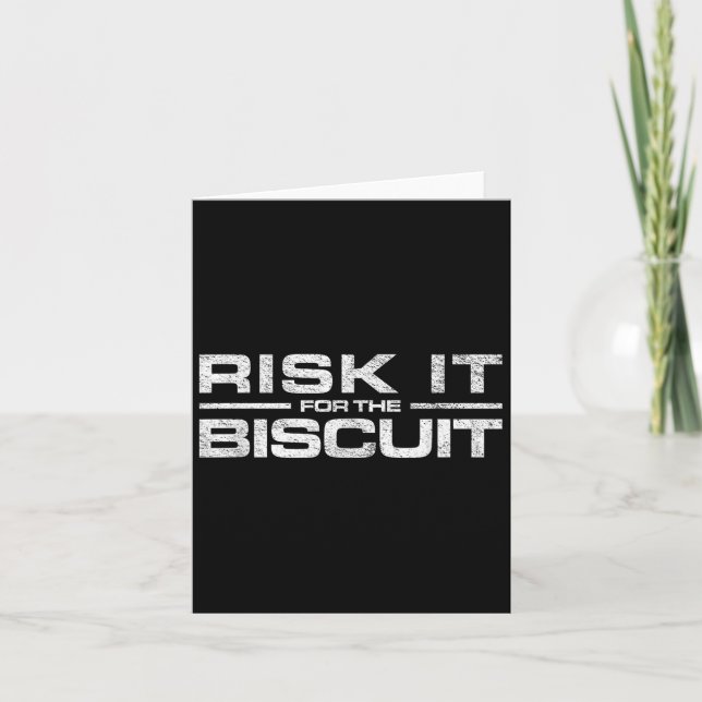 Risk It For The Cookie Movement  Karte (Vorderseite)