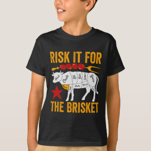 Riskier es für das Brisket Lustige BBQ-Rauchparty T-Shirt