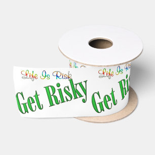 Riskieren Satinband
