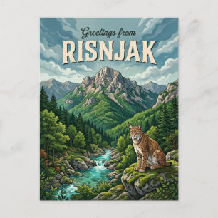 Risnjak-Nationalpark Kroatien Postkarte
