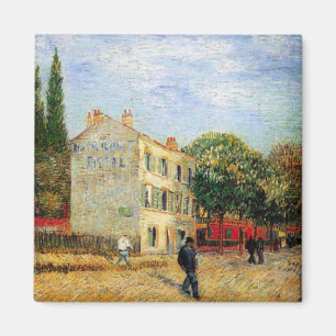 Rispal Restaurant in Asnieres by Vincent van Gogh Magnet