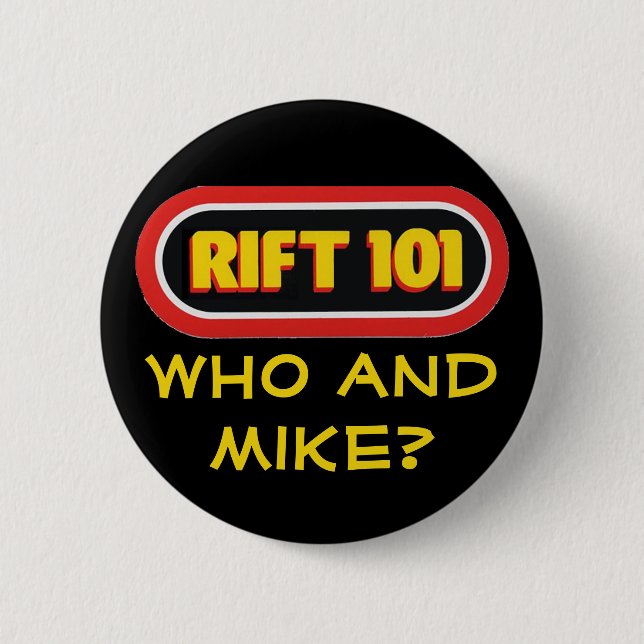RISS 101 - Wer und Mike? Button (Vorderseite)