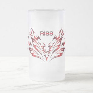 Riss Bierglas Mattglas Bierglas