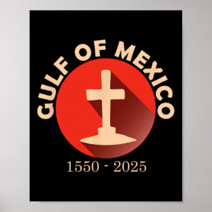 Riss Golf von Mexiko  Poster