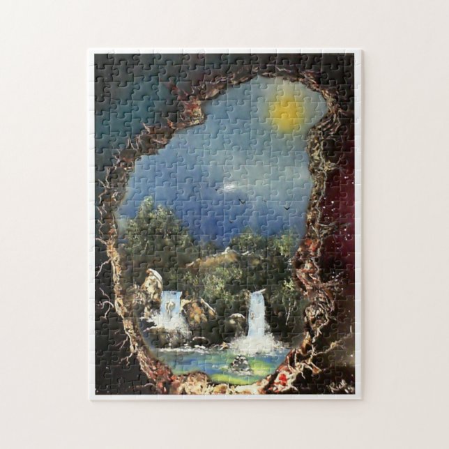 Riss Puzzle (Vertikal)