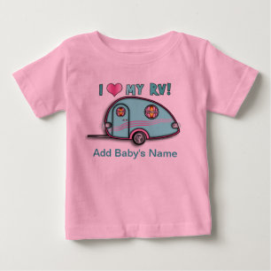 Riss-Tropfen RV-Anhänger BABY-T - SHIRTS