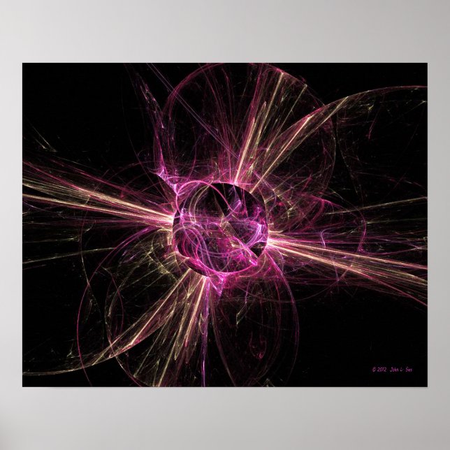 Risse Atom (20 x 16) Poster (Vorne)