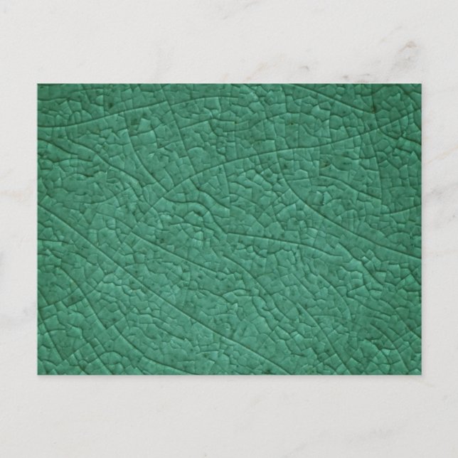 Risse aus grünem Stein Postkarte (Vorderseite)