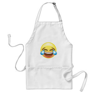 Risse der Freude, glückliche lachende Emoji Schürze