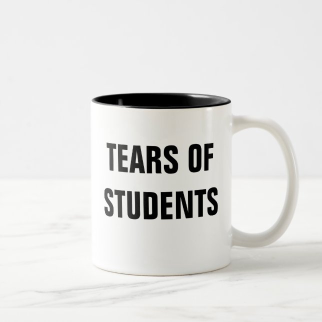Risse der Studenten-Tasse Zweifarbige Tasse (Rechts)