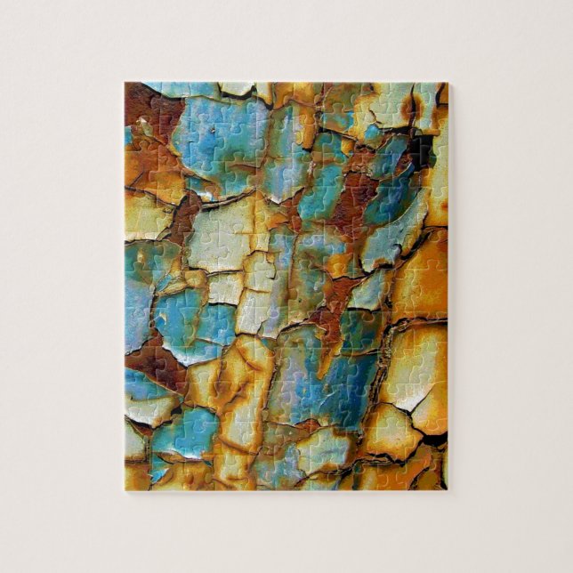 Risse Farbe Puzzle (Vertikal)