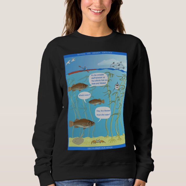 Risse in der Welt - Wie ist das Wasser? -  Sweatshirt (Vorderseite)