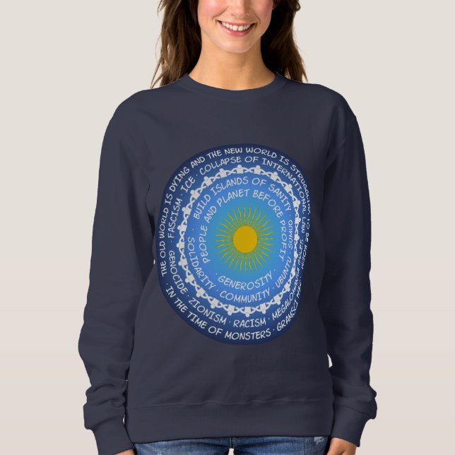Risse in der Welt - Zusammenbruch oder Möglichkeit Sweatshirt (Vorderseite)