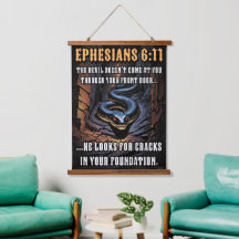 Risse in Ihrer Stiftung Ephesianer 6:11