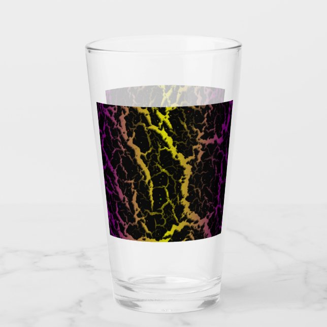 Risse Leerlaufbahn - Lila/gelb Glas (Vorderseite)
