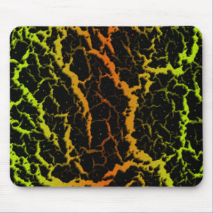 Risse Leerlaufbahn - Limon/orange Mousepad