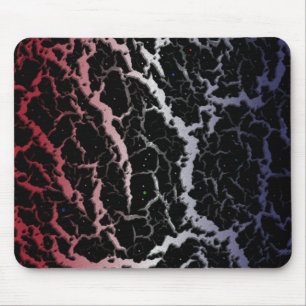 Risse Leerlaufbahn - rot/weiß/blau Mousepad